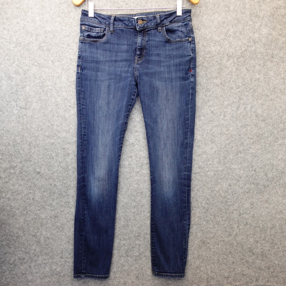 WARP WEFT Jeans Womens 28 Blue Skinny Stretch Denim Lux Sculpt Tech SFO 30x30